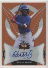 2020 Leaf Valiant Flashback 2019 Orange 6/50 Osleivis Basabe #BA-OB1 Auto xb2