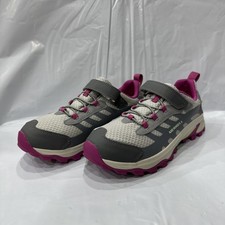 Merrell Moab Speed 2 MK167912 Kids 6 Gray Low A/C Waterproof Hiking Shoes EBS869