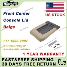 Center Console Lid Armrest For 1999-07chevy Silverado Gmc Sierra 19127364 Beige Center Console Lid Armrest For 1999-07chevy Silverado Gmc Sierra 19127364 Beige