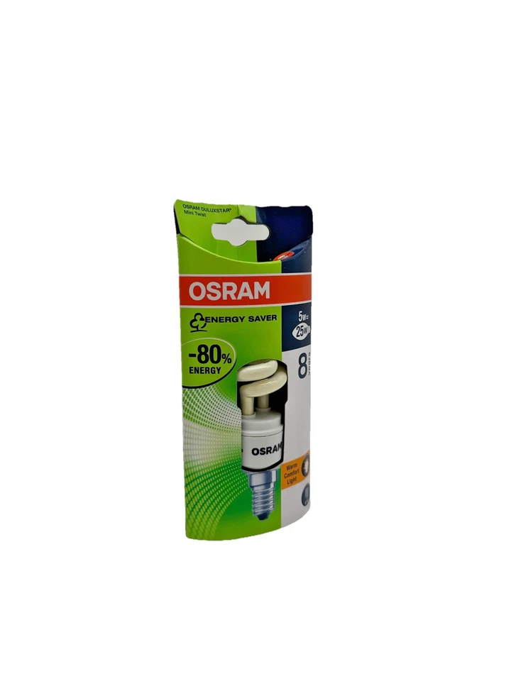 Osram Energiesparlampe Twist E14, 5W, extra warmweiß 10Stk Preis Pro Stück 2,70€ - Bild 2 von 4