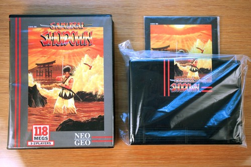Trader Games - SAMURAI SHODOWN NEO-GEO AES USA (IMPORT GUILLEMOT SANS NOTICE FR - BOX/COVER DAMAGED) sur Neogeo AES