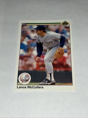 1990 Upper Deck Lance McCullers #615 New York Yankees 