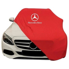 F&uuml;r Mercedes Car Cover Klasse Staubdicht Winddicht K&auml;mmen Car Cover Rot Innen