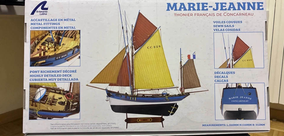 ARTESANIA LATINA MARIE JEANNE peschereccio 1:50 - Immagine 2 di 2