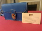 Fossil Blue Women's Solid Wristlet Wallet Turn Lock w/ Detachable Strap — photo 2