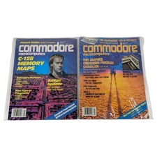 Lot Of 2 Commodore Magazines Vintage Computing