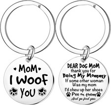 Dog Lover Gifts For Women Mothers Day Gift Pet Mom Keychain Christmas Birthday G