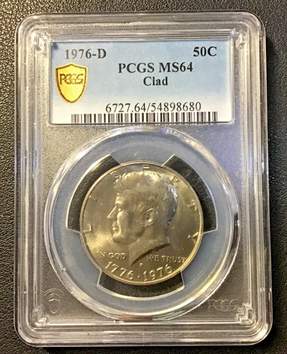 1776-1976 D Kennedy Bicentennial Half Dollar NGC MS64 Clad