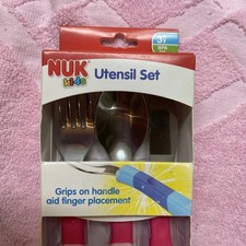 NUK Kids Utensil Set BPA Free Ages 3  new 