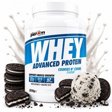 PER4M COOKIES AND CREAM 2.01KG WHEY PROTEIN FREE DELIVERY 24.87 per kilo
