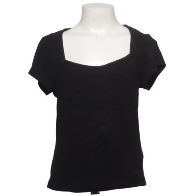 Gina Tricot, Top, Größe: 146/152, Schwarz, Elasthan/Viskose, Einfarbig #xho