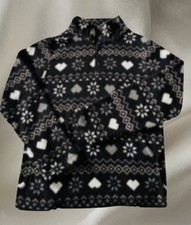 The Children's Place Girl Size 7/8 or Med 1/4 Zip Fleece Pullover