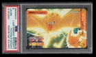1999 Bandai Carddass Vending Series 7 Zapdos & Pikachu PSA 8 Japanese #MOVIE31
