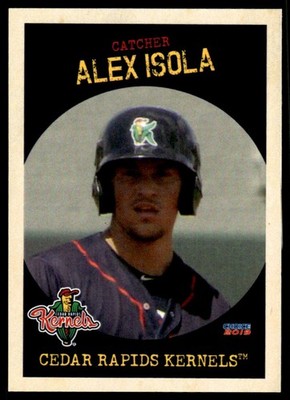 2019 Alex Isola Choice Minor League RookieTwins Cedar Rapids Kernels