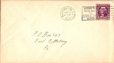 1932 George Washington - First Day FDC - Scott 721 - Coil - June 24