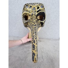 Spirit Halloween Venetian Plague Doctor Mask Gold Black Cosplay Costume