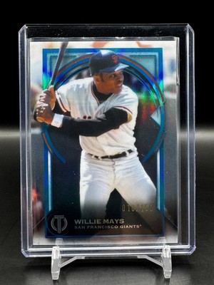 2026 Topps Tribute Blue 010/150 Willie Mays #23