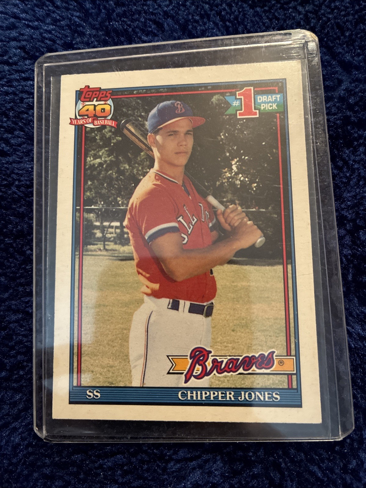 1991 Topps Tiffany DP: #333 Chipper Jones RC NM-MT OR BETTER