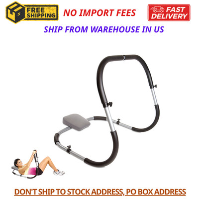 AB Trainer Abdominal Machine Exercise Crunch Roller Workout Exerciser, Home Gym