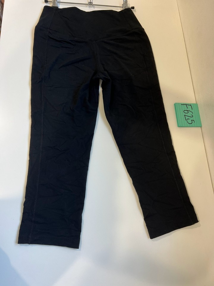Nike Dri Fit Mid Rise Activewear Capri Leggings Black Size Small