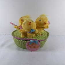 Hallmark Happy Easter Tweets Sound and Motion Plush Birds In A Basket