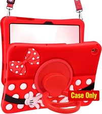 Case for Galaxy Tab A9 Plus 11 Inch 2023, Silicone 3D Design with Stand