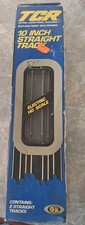 TCR TOTAL CONTROL RACING 10" STRAIGHT TRACK 2 PC SLOTLESS 1977 IDEAL 3307-6