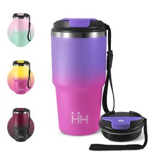 Termo 600ml, Termo in Acciaio Inossidabile con Doppia Pared Aislante, Privo o0tZ