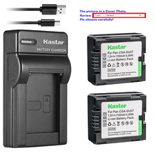 Kastar Battery Slim USB Charger for Panasonic VW-VBD060 VW-VBD070 VW-VBD120