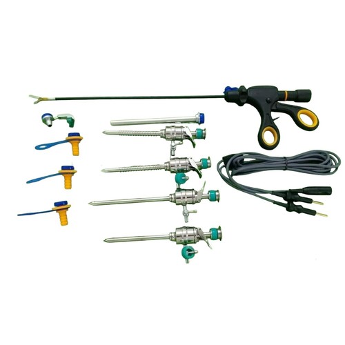 laparoscopic bipolar robi forceps trocar surgical instruments set 11 piece 5mm - Picture 3 of 6
