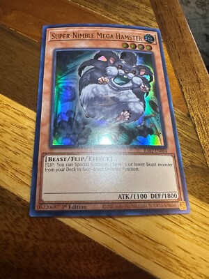 Super-Nimble Mega Hamster RA02-EN004 1st Edition Ultra Rare NM + BONUS