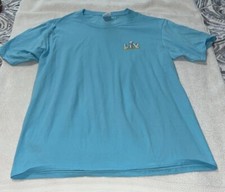 Super Bowl LIV Fan Favorites Light Blue Brest logo T-Shirt - Medium