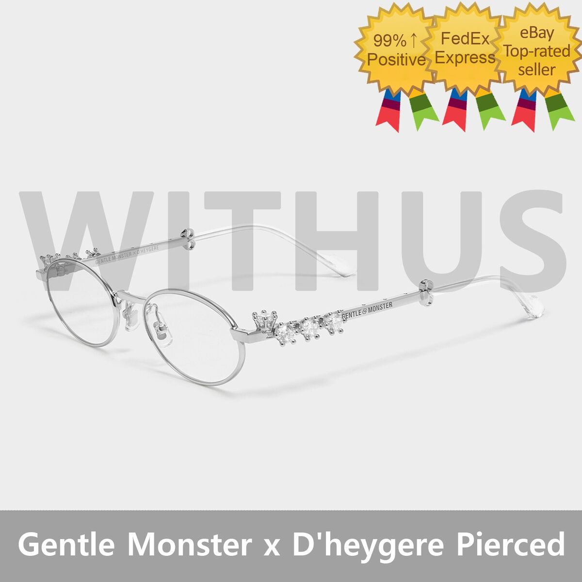 Gentle Monster x D'heygere Pierced 02 Silver / 100 Gentle Monster x D'heygere Pierced 02 Silver / 100