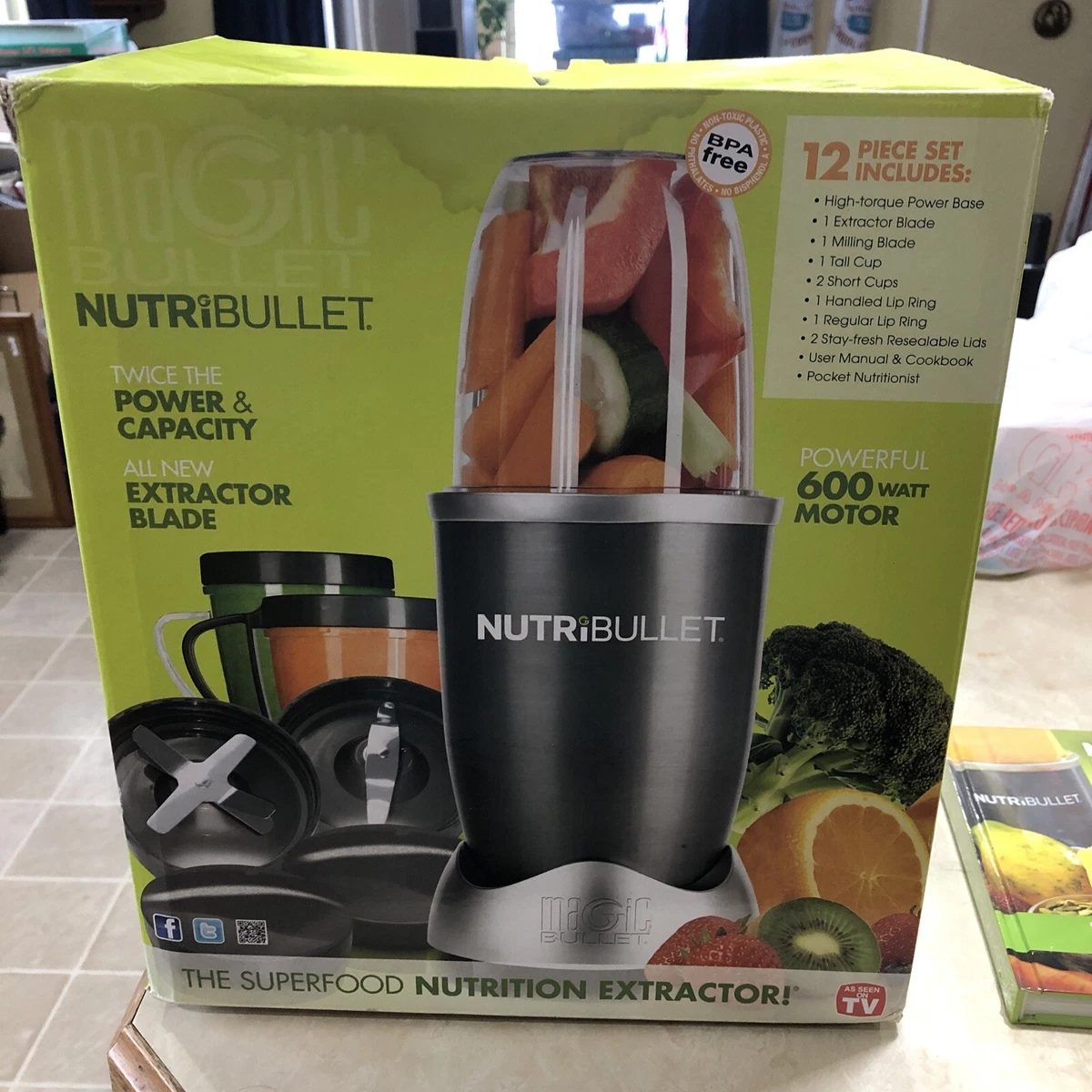 Nutribullet Blender 600 Watt New In Box