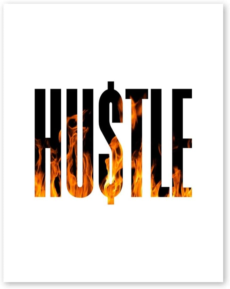 Hustle 11X14 College Office Decor Unframed Positive Motivational Poster