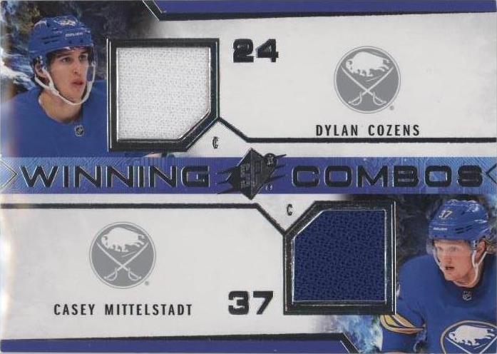 2021-22 SPx - Casey Mittelstadt Dylan Cozens #WC-DCCM - 1 of 1