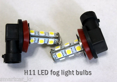LED Fog Lamp Bulb (2pcs) for 2004 2005 2006 2007 2008 2009 Land Rover Discovery3