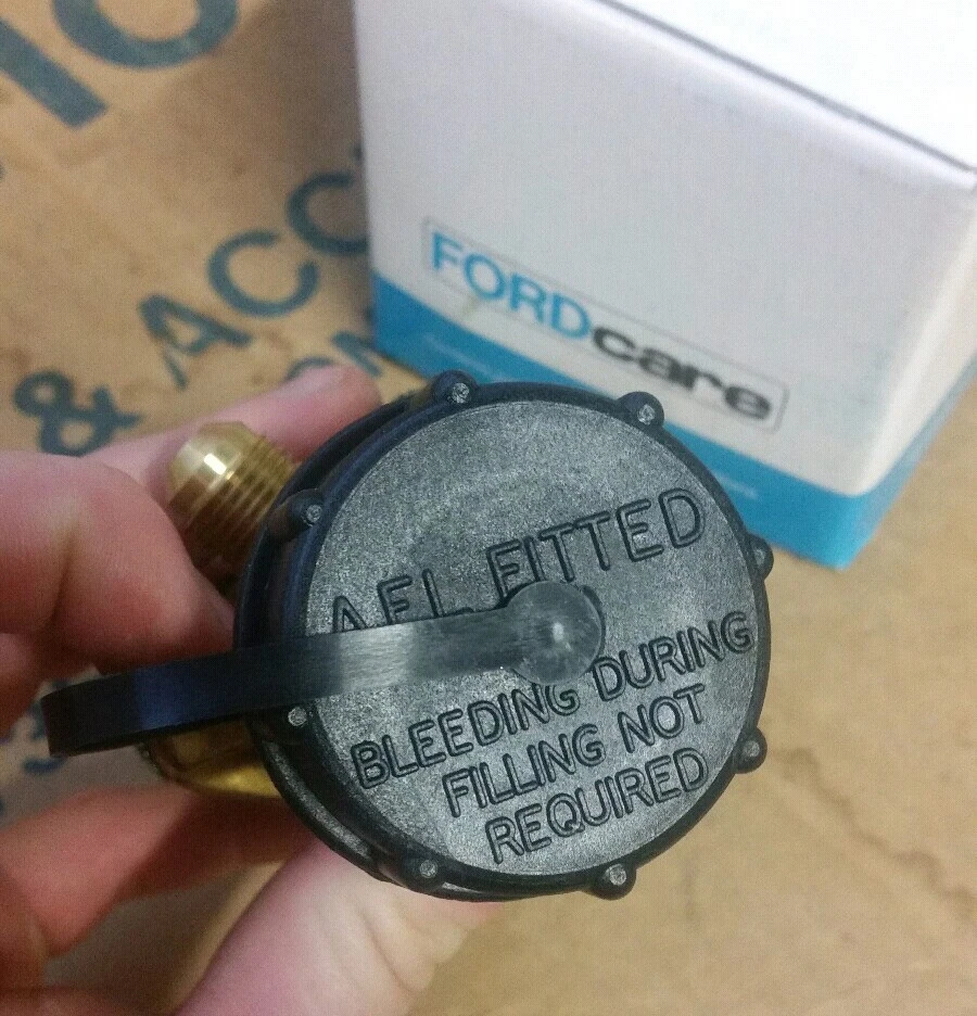 NOS GENUINE FORD LPG FILLER VALVE & CAP TICKFORD DEDICATED GAS SYSTEMS FALCON - image 3 of 4