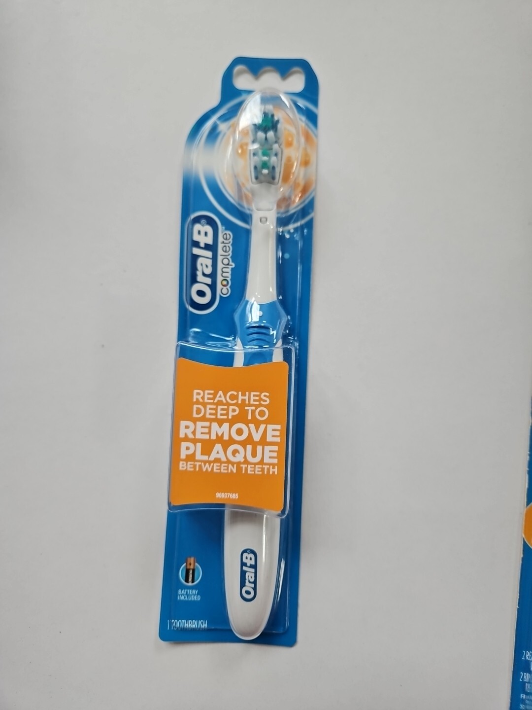 1 - Oral-B Complete Deep Reach 2 packs Bristles Replacement Heads, 4ct Total