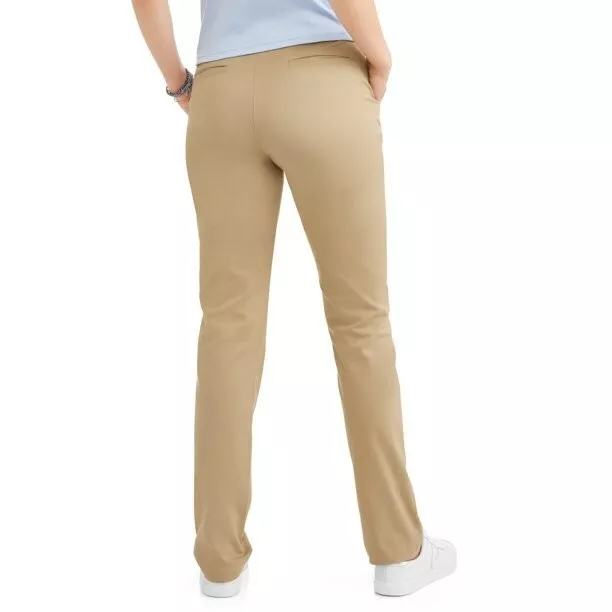 Stretch khaki pants 2025 for juniors
