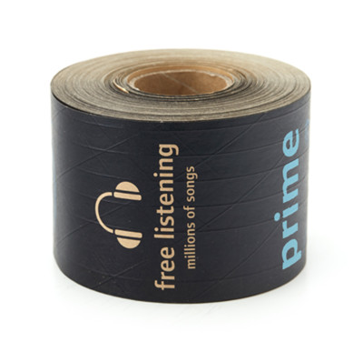 1 Roll 76mm*50m Carton Sealing Wet Water Kraft Paper Amazon Tape Packing Tape