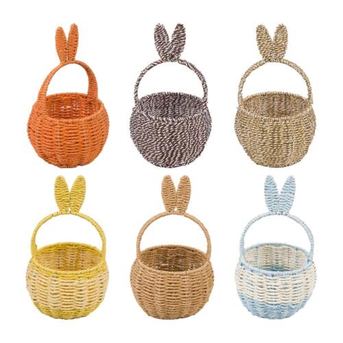 Portable Easter Basket with Handle 19x32cm for Nursery - Afbeelding 1 van 19