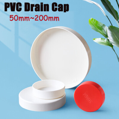 Plugging Cap PVC Drainage Pipe Plain End Cap Pipe Fittings Plugging Cap 50-200mm ...
