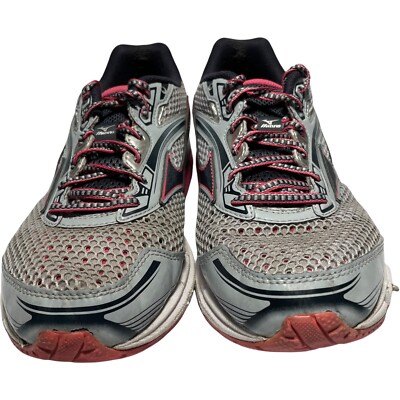 Mizuno Wave Legend 3 Women's Size 10 Gray Mesh Pink Running Shoes