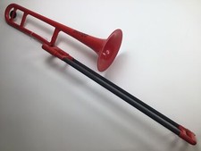 Used pBone Red Bb Tenor Trombone - Signed By Joseph Alessi  894 