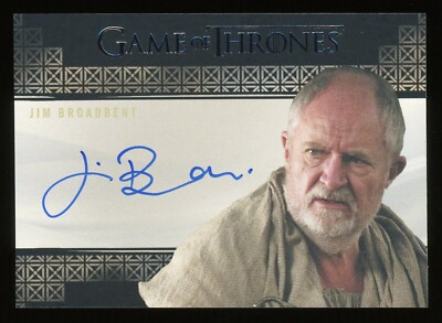 #ad #ad Game of Thrones Season 7 Valyrian Jim Broadbent Archive Exclusive Autograph $99.99
