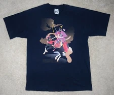 VTG Large Martial Arts Masters Otomix Black T-Shirt L