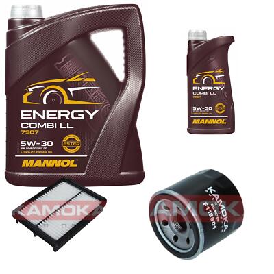 Inspektionspaket MANNOL Energy Combi LL 5W-30 6L für Mazda 2 1.5 SKYACTIV-G M
