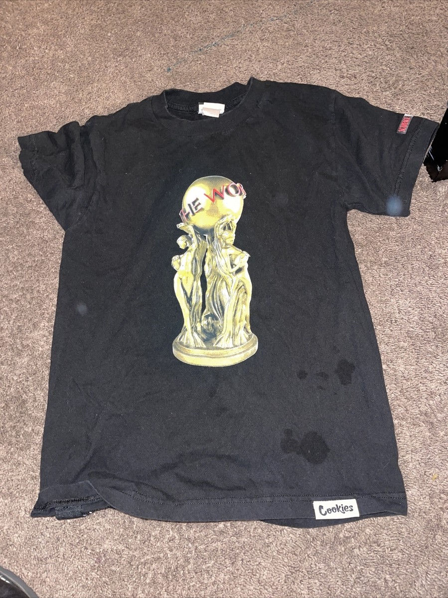 Cookies Black T-Shirt Mens Scarface World Is Yours Tshirt Small