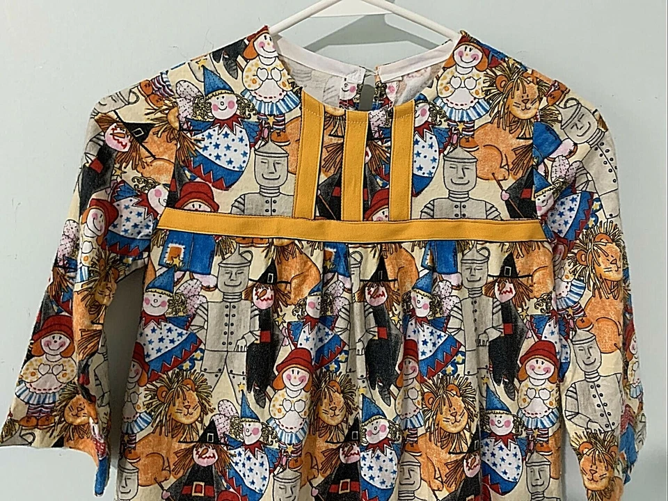 Girl's HOMEMADE Dress  Nightgown  Halloween Costume  WIZARD OF OZ Pattern  10-12 - Image 2 of 4